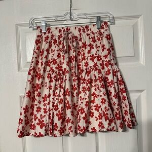 NWT Kendall & Kylie Floral A-Line Skirt